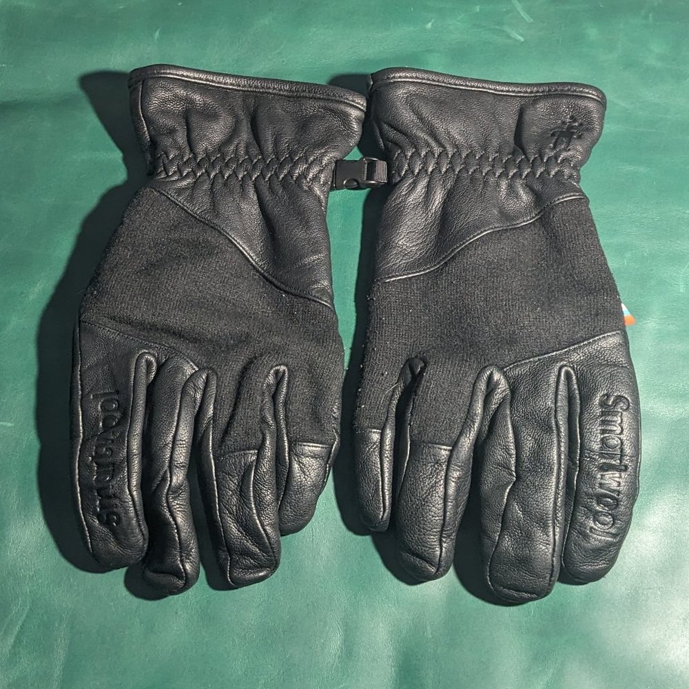 Smartwool Ridgeway Leather & Wool Gloves